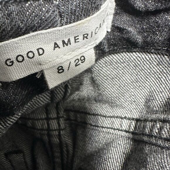 Good American GOOD CLASSIC JEANS‎ GCTP602BT BLACK159 Size 15 Inseam 28" - Picture 8 of 10